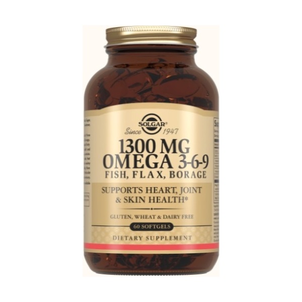 Комплекс жирных кислот 1300 мг омега 3-6-9