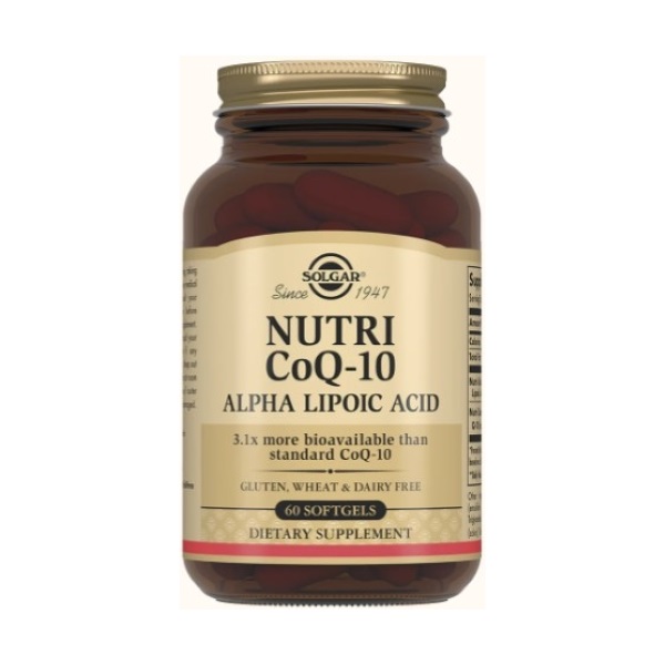 Нутрикоэнзим q-10 с альфа-липоевой кислотой