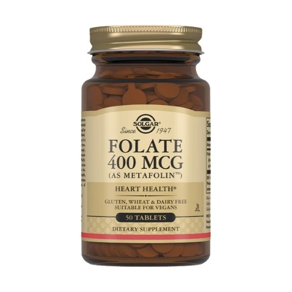 Фолат 400 мкг метафолин