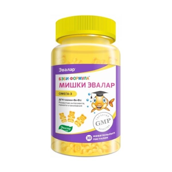 Бэби формула мишки омега-3