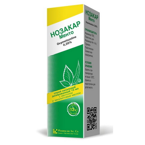 Нозакар менто
