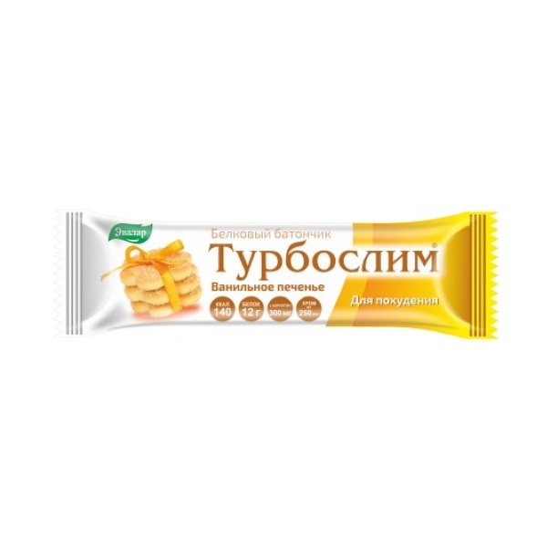 Турбослим белковый батончик [ванильное печенье]