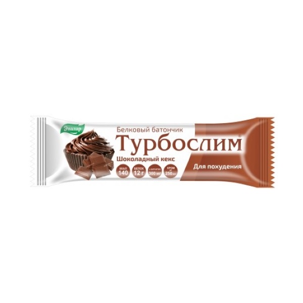 Турбослим белковый батончик [шоколадный кекс]