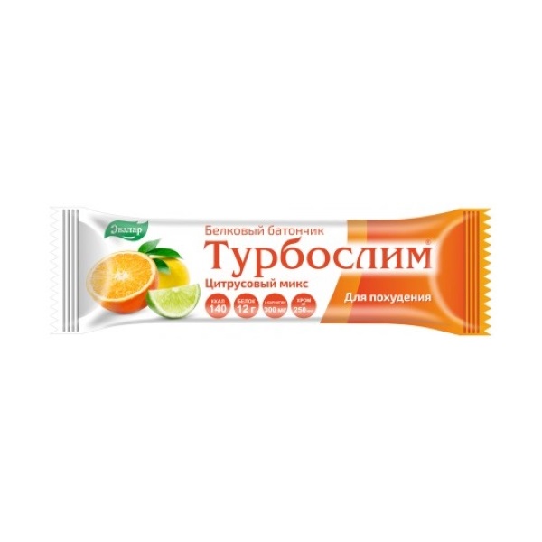 Турбослим белковый батончик [цитрусовый микс]