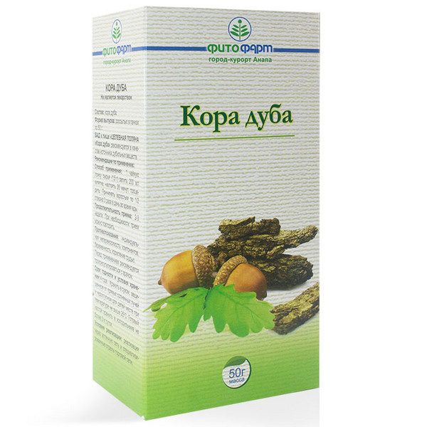 Дуба кора фитофарм