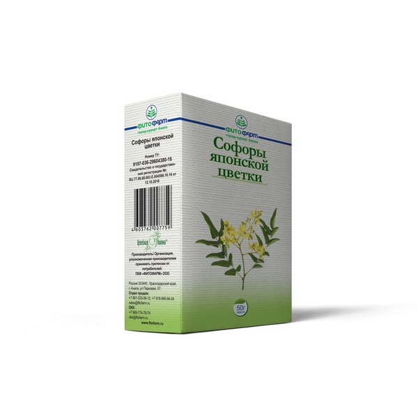 Софоры японской цветки фитофарм