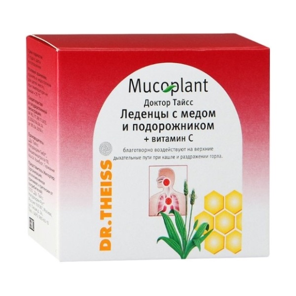 Доктор тайсс мед подорожник витамин c