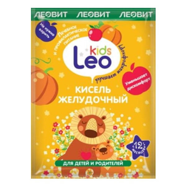 Леовит Кисель желудочный Leo Kids