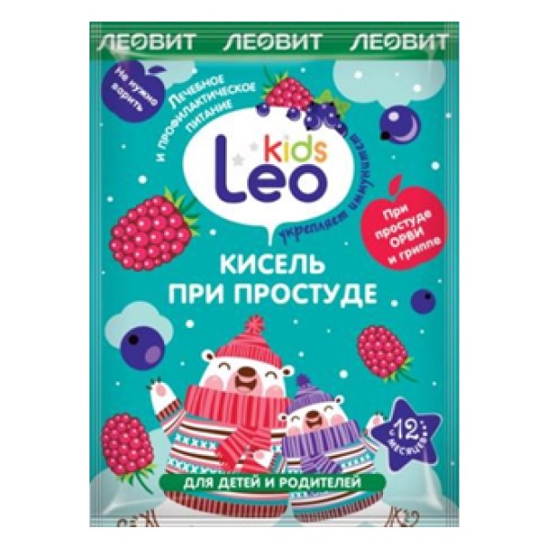 Леовит Кисель при простуде Leo Kids