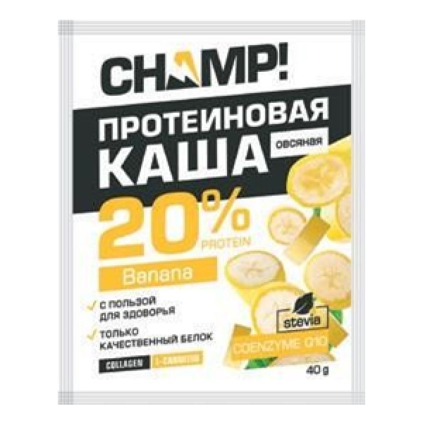 Леовит Каша протеиновая овсяная Банановая с коэнзимом Q10