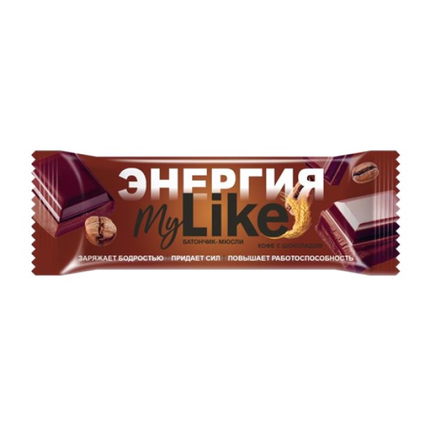 Леовит Батончик-мюсли Кофе с шоколадом для энергии