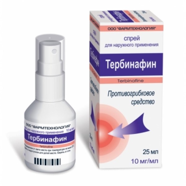 Тербинафин спрей
