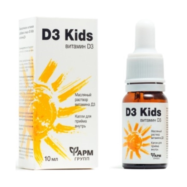 D3 кидс витамин д3