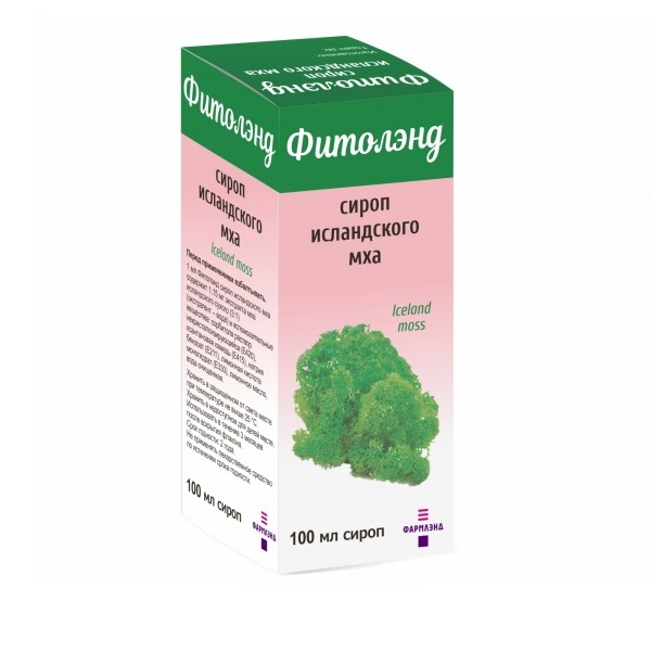 Фитолэнд сироп исландского мха