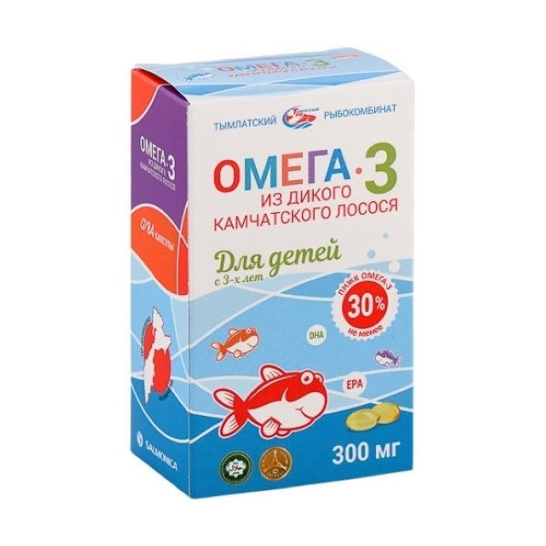 Омега-3 из дикого камчатского лосося для детей