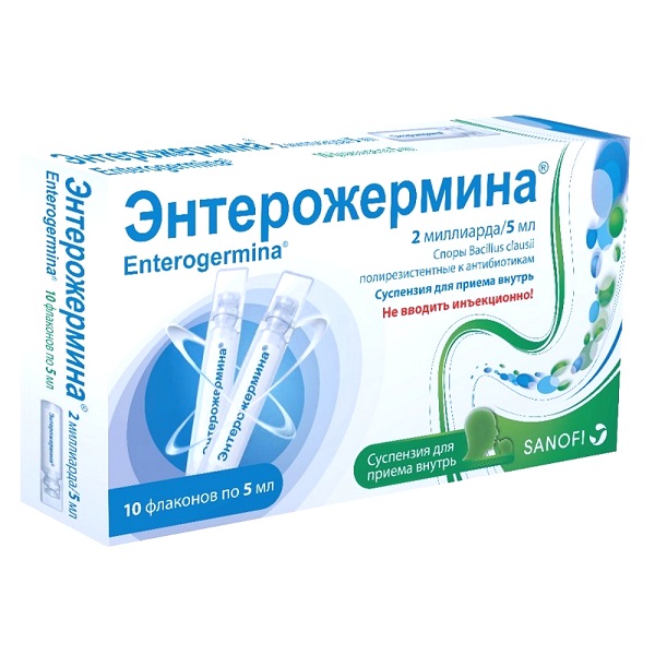Энтерожермина суспензия