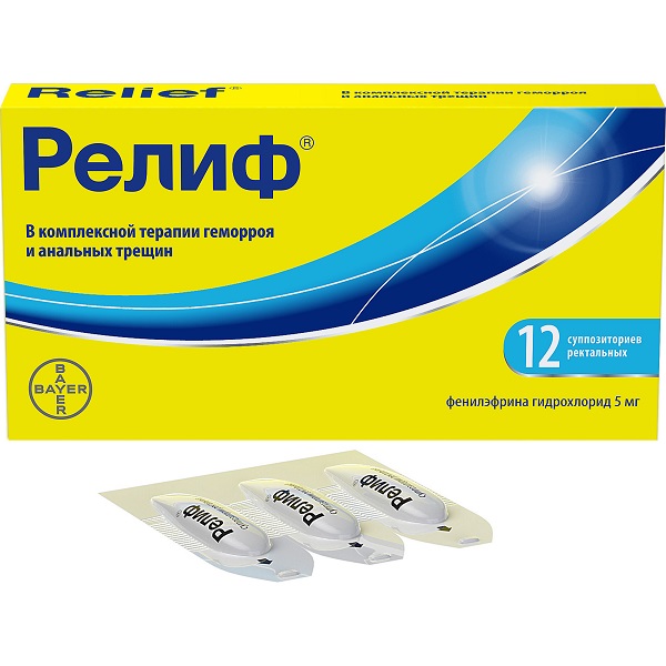 Релиф суппозитории