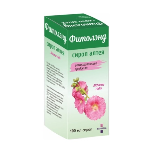 Фитолэнд сироп алтея