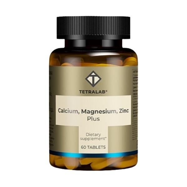 Кальций, магний, цинк плюс Тетралаб