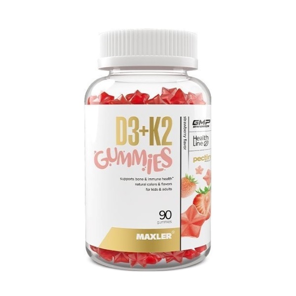 Макслер кальций Д3+K2 гаммиз