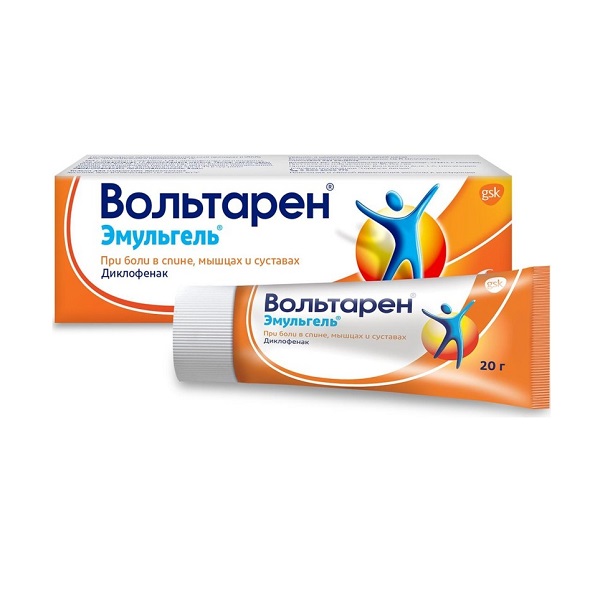 Вольтарен эмульгель 1% 20 г
