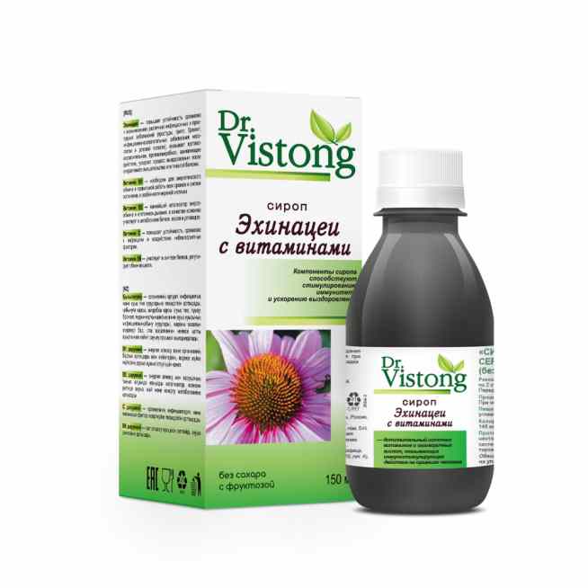 Др.вистонг (Dr.Vistong) эхинацеи сироп