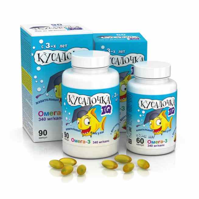 КУСАЛОЧКА IQ Омега-3