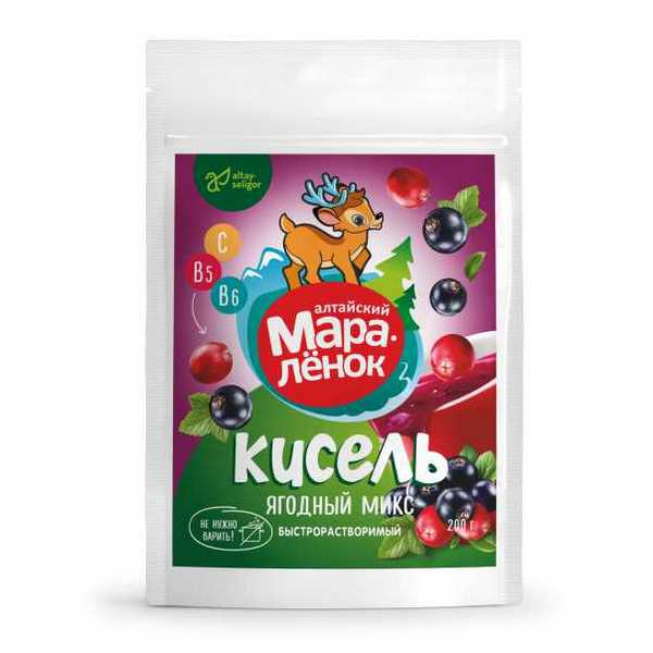 Кисель "Алтайский мараленок" Ягодный микс