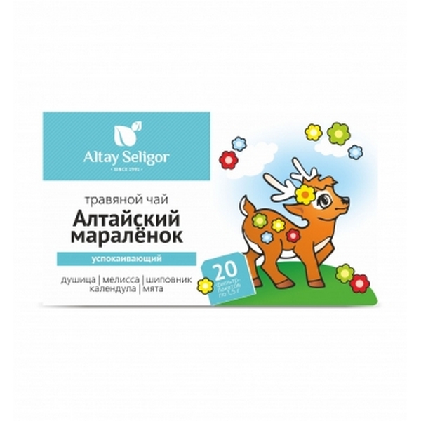 Чай "Алтайский маралёнок" успокаивающий детский