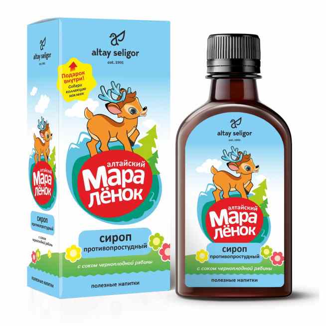 Сироп "Противопростудный" Алтайский мараленок