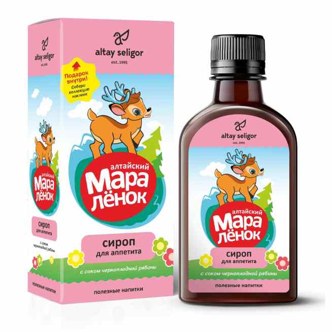 Сироп "Для аппетита" Алтайский мараленок