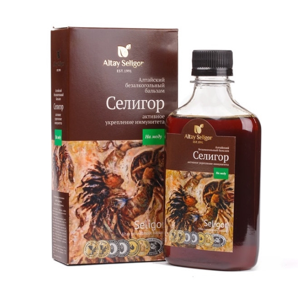 Бальзам на меду "Селигор" Активное укрепление иммунитета