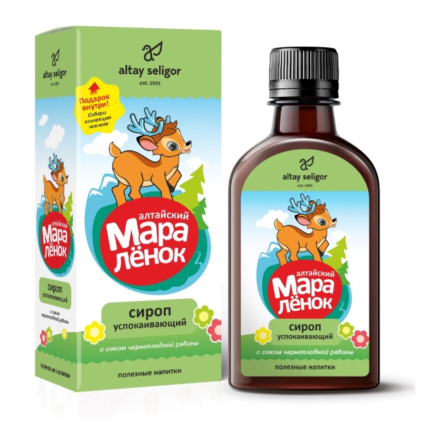 Сироп "Успокаивающий" Алтайский мараленок