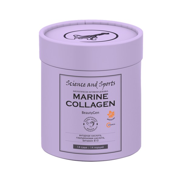 Science and sports морской коллаген красивая кожа и волосы (нормализация ЖКТ)