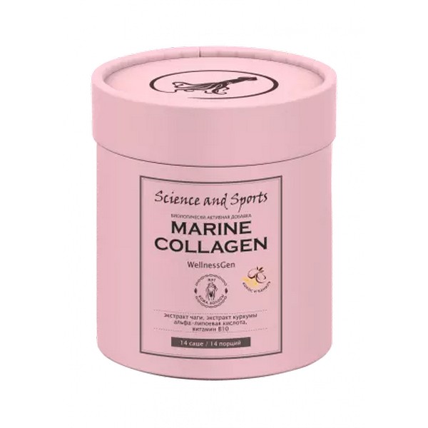 Science and sports морской коллаген красивая кожа и волосы (нормализация ЖКТ) кокос-ваниль