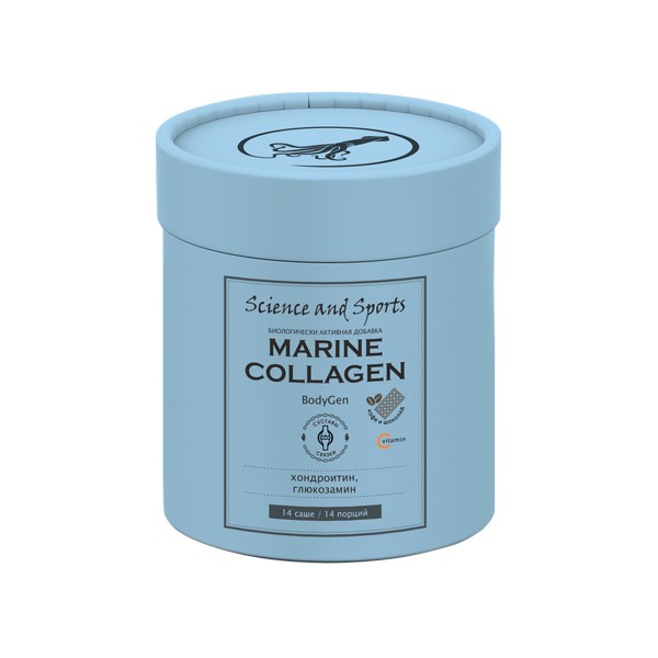 Science and sports морской коллаген для суставов и позвоночника кофе с шоколадом