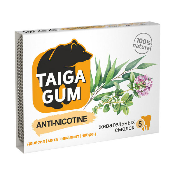 Тайга гам анти-никотин