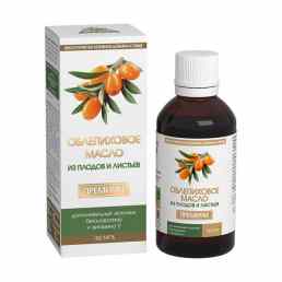 Облепиховое масло из плодов и листьев премиум