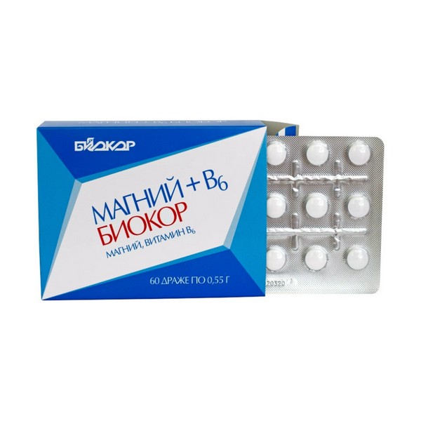 Магний +  В6 Биокор