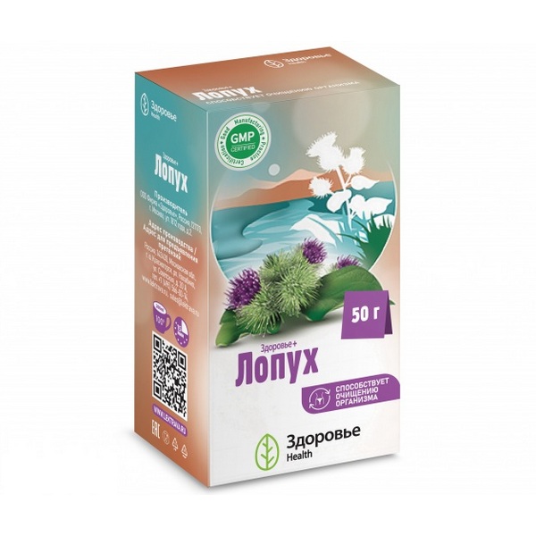Фиточай здоровье + лопух
