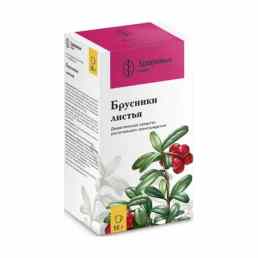 Брусники листья