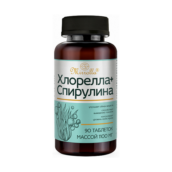 Хлорелла+Спирулина Мирролла
