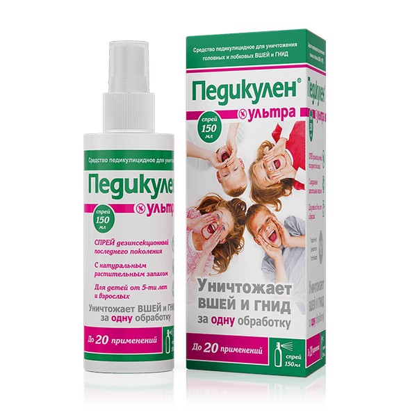 Педикулен ультра спрей