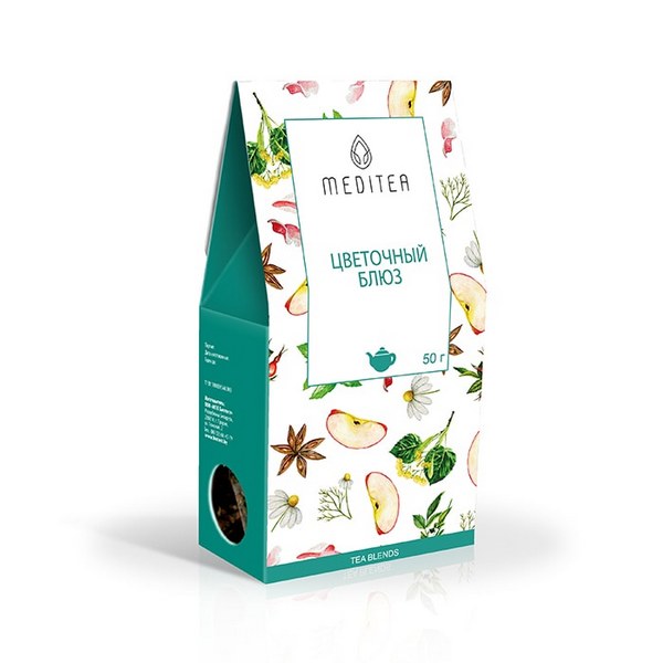 Чайный напиток Meditea Цветочный блюз
