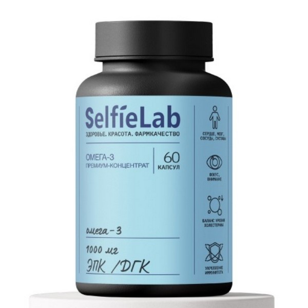 Селфилаб омега-3 премиум-концентрат