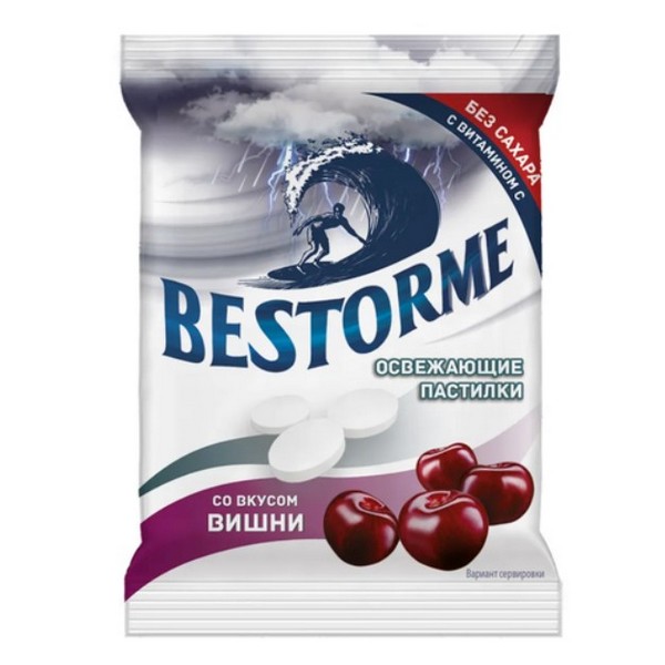 Бисторми пастилки без сахара с витамином С