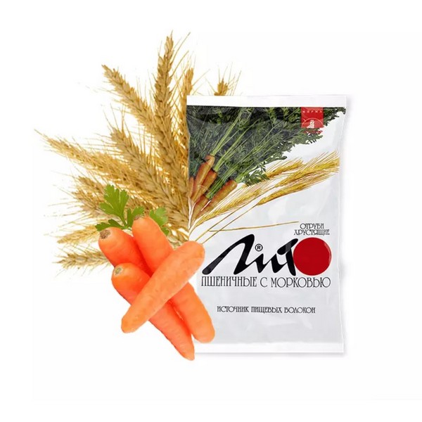 Отруби хрустящие лито пшеничные с кальцием и морковью