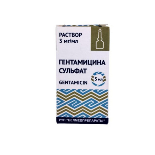 Гентамицина сульфат капли