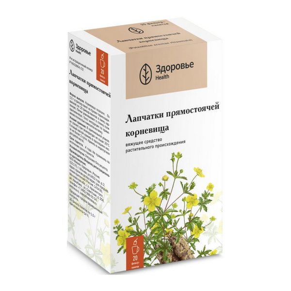 Лапчатки белой корневища