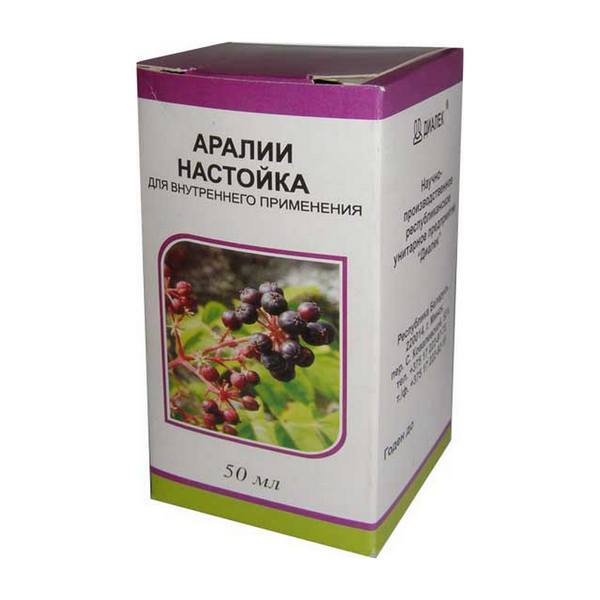 Аралии настойка